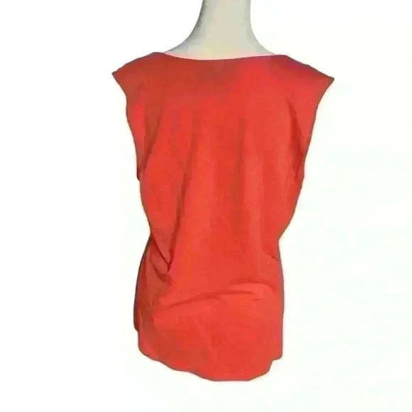 Dana Buchman Women’s Sequin Blouse Tshirt Salmon Size Medium Spring Colorful - Picture 9 of 10